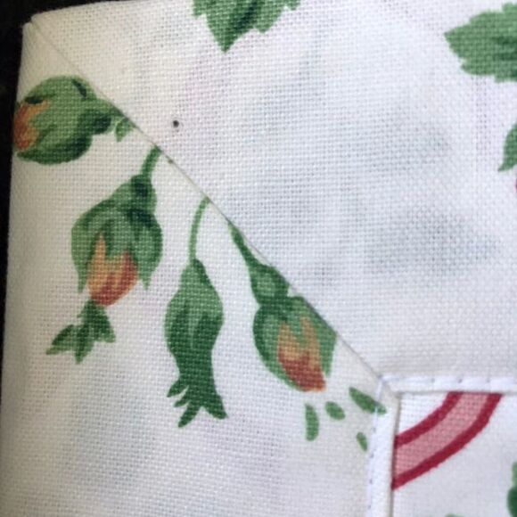 Custom made Chintz Like Grand Millenial 3 pc Pink Rose Floral Placemat Table Set - Picture 5 of 11